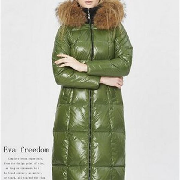 

2021 new luxury winter white squat parks from real to down women jacket rp04, Black