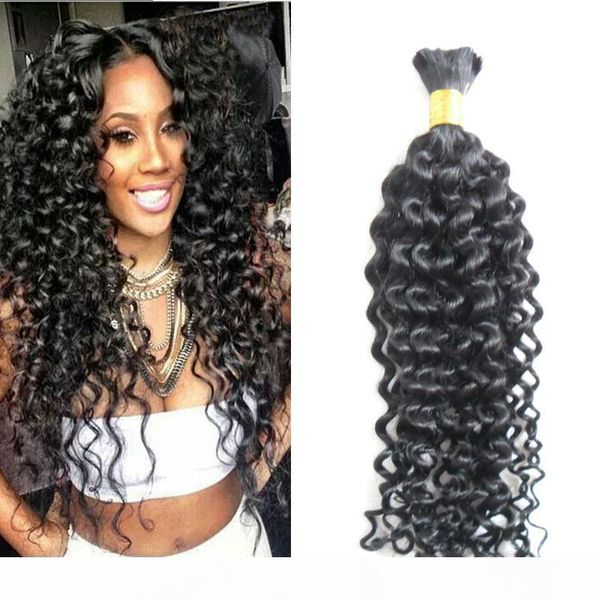 

10-30 inch afro kinky curly human braiding hair bulk no weft 1pc 100g natural black no weft human hair bulk for brai human hair bundles