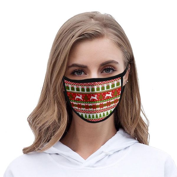 

face mask men women christmas print cotton mouth mask washable reusable windproof outdoor double layer mask qyleap mywjqq