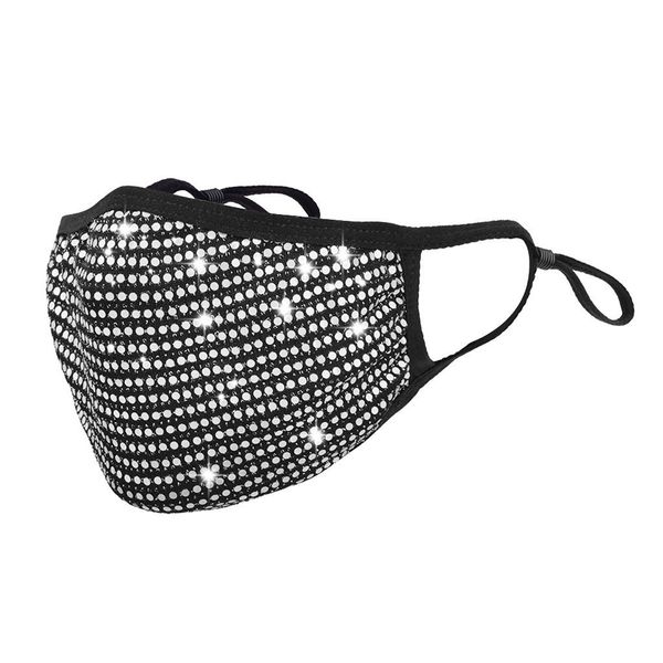 

new washable rhinestone bling designer fashion mask women for face mouthcover mascararilla skin care health outdoor 3
