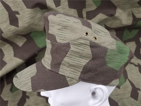 

wide brim hats e.m.d german .m43 hat . camouflage wh, Blue;gray