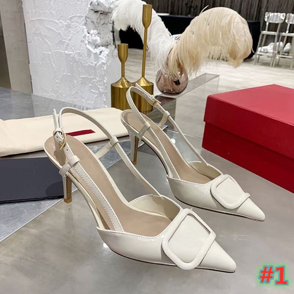 

designer lady fashion brand women's pointed shoes high heeled shoes bride wedding dress shoes patent leather high heeled sandals size 3, Black