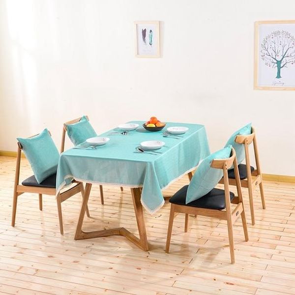 

сплошной цвет декоративные скатерти имитация белье кружева скатерть обеденный стол обложка главная украшение solid color yxlqpd bdegarden