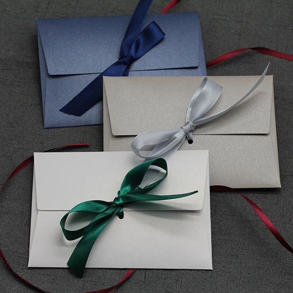 

gift wrap 40pcs/lot silk ribbon solid color envelopes packaging, european nenvelopes, scarves, masks and packaging