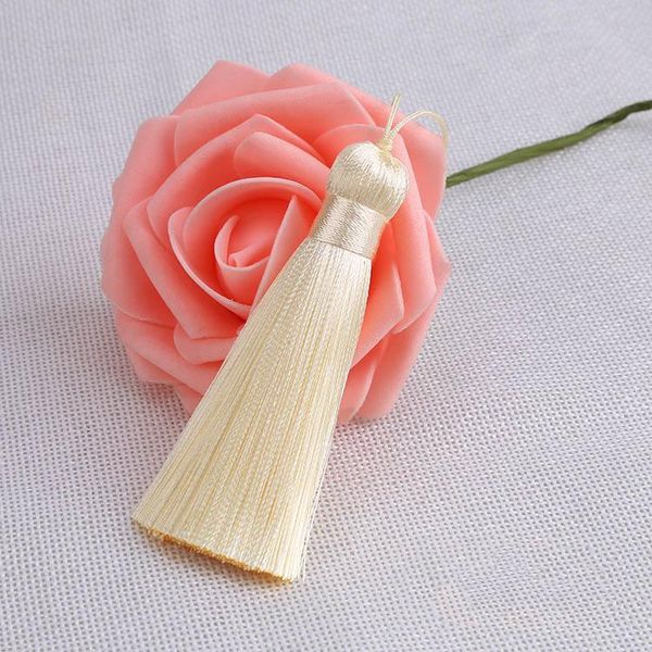 

mibrow 2pcs lot 8cm cotton tassels for earrings silk charm pendant satin tassels for diy jewelry making findings material h jllegb