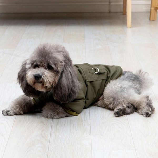 

dog apparel pet winter thickening outerwear for hiking, running, exercise in cold weather long sleeve hooded jacket1