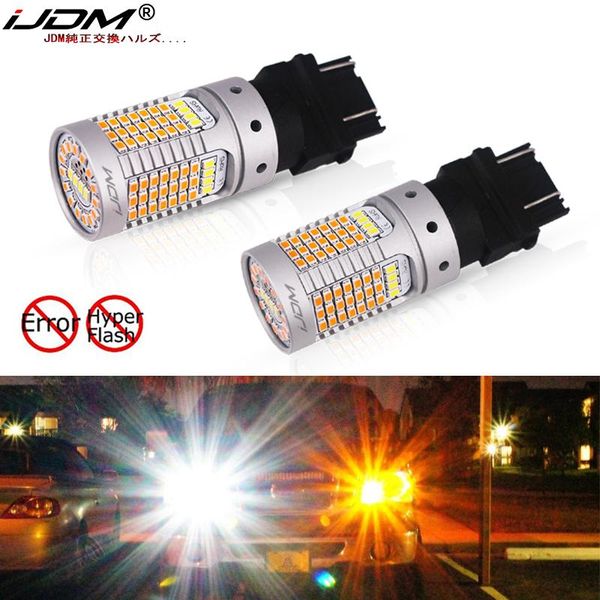 

ijdm oem replace errror canbus 3157 led 3357 3457 t25 led bulbs for f-150 f-250 f-350 turn signal light and drl bulbs