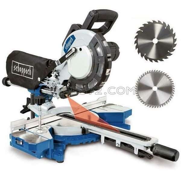 

troncatrice radiale legno scheppach hm216 2000 w sega circolare ø 216 laser