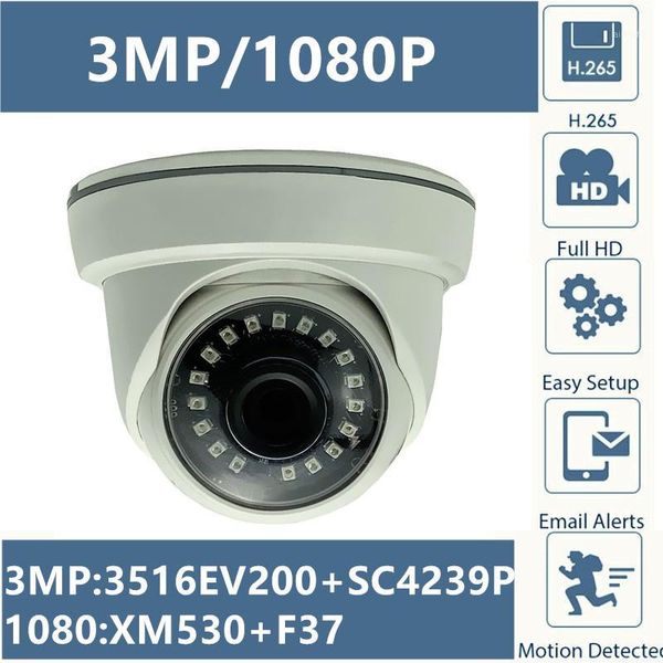 

3mp 2mp 3516ev200+sc4239p 2304*1296 1080p ip ceiling dome camera indoor xm530+f37 onvif irc cms xmeye p2p rtsp motion detection1