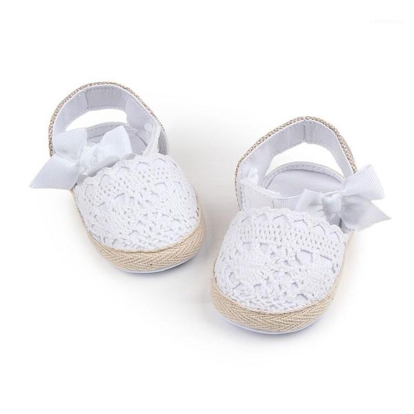 

first walkers cute baby shoes hollow linen toddler walking bowknot comfortable non-slip born infant baby1