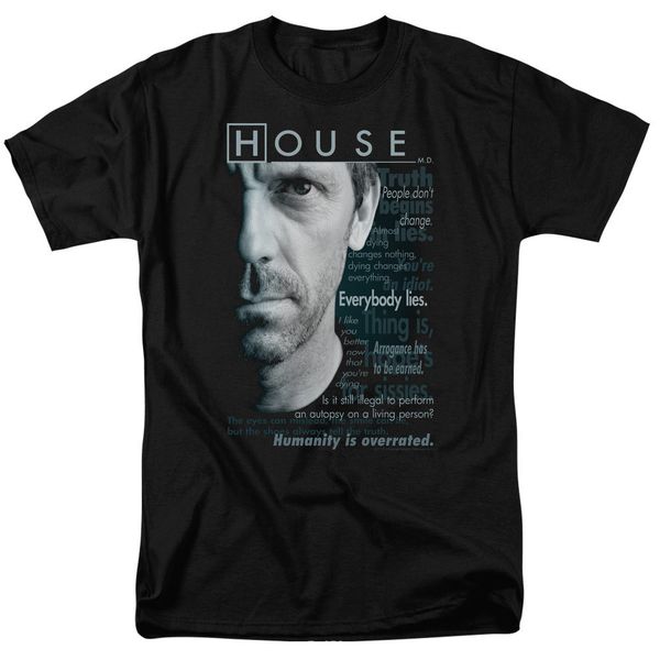 

house tv show dr. house houseisms licensed tee shirt sizes s 3xl t shirt summer cool funny t shirt sport hooded sweatshirt hoodie