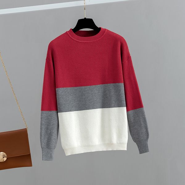 

2021 new knit basic crewneck women sweater autumn winter thick pullover soft female jumper chic jersey mujer pull femme hiver auei, White;black