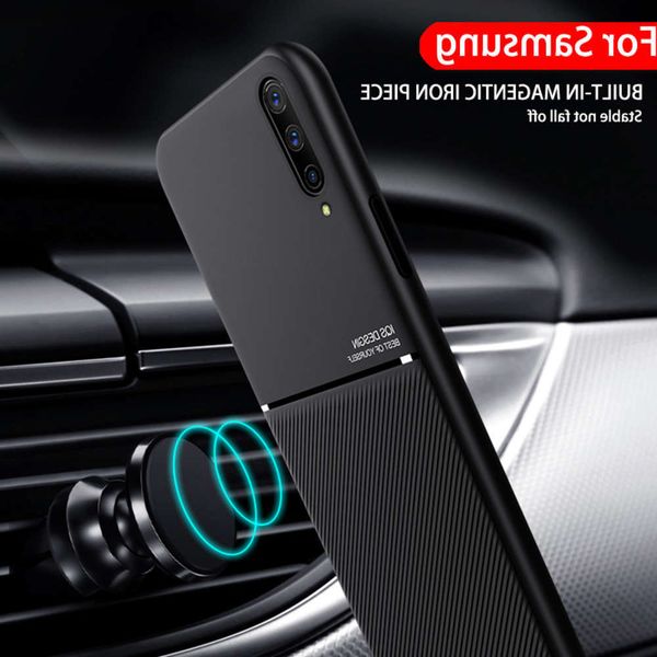 

the soft tpu sheath of mobile phone with built-in magnetic plate in the back shell is suitable for samsung galaxy a10, a20, a30, a50s, a