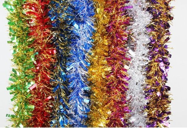 

10pcs 2 m festivals decoration garland christmas halloween tinsel bar mixed color