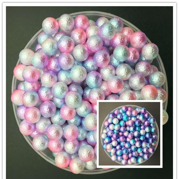 

new 3/4/5/6mm no hole grind acrylic round pearl spacer loose bead jewelry making new 3 bbyikt, Black