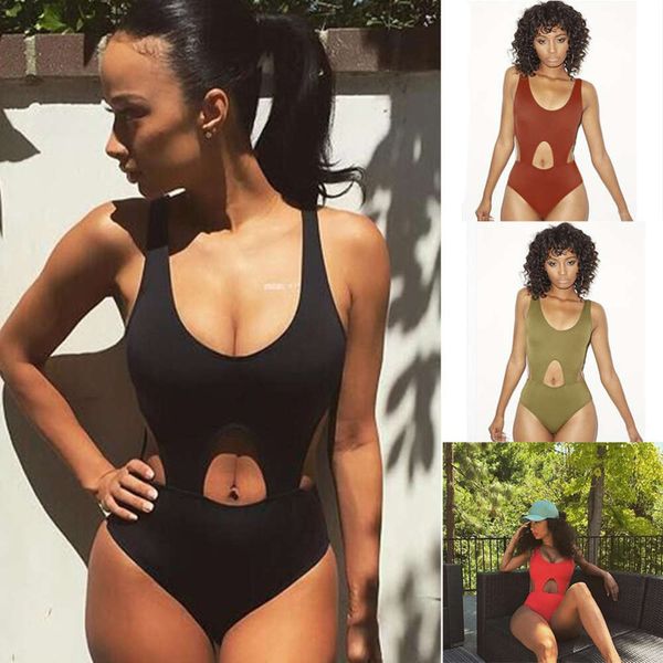 

swimsuit with belly button in spring and summer of 2021, White