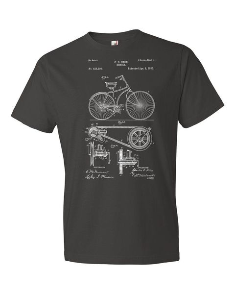 

summer bicycle patent art gift bicycle vintage bicycle bikes patent custom sport hooded sweatshirt hoodie men t shirt