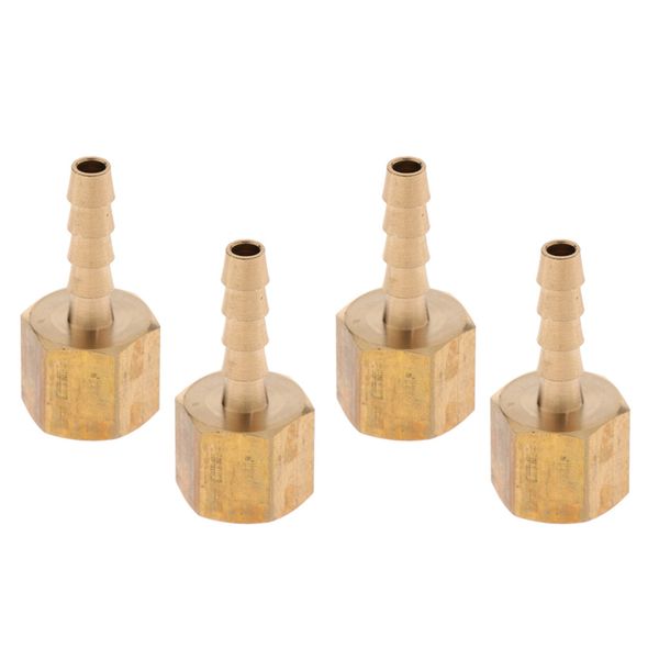 

латунь женский шланг место, разъем ответвитель адаптер барб 1/4 bsp 6мм