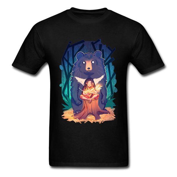 

men flame big bear original forest goku alchemy tshirt 2018 new fashion tees summer sport hooded sweatshirt hoodie men t shirt