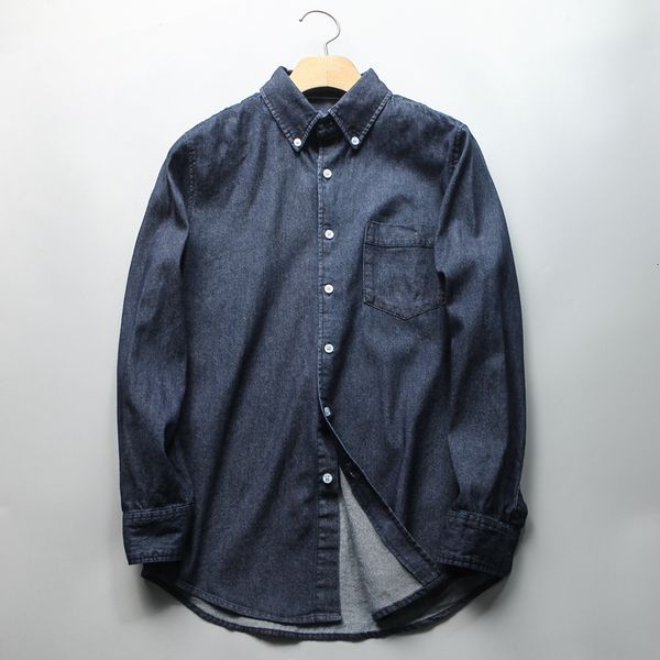 

2021 new blue shirts cowboy autumn fashion shirt jeans male yt80237 ldc8, White