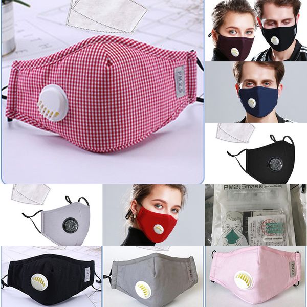 

factory 100pcs designer face masks adjusable reusable pm2.5 protective 2pcs 5layers filters washable cotton mask 10 p7ed3