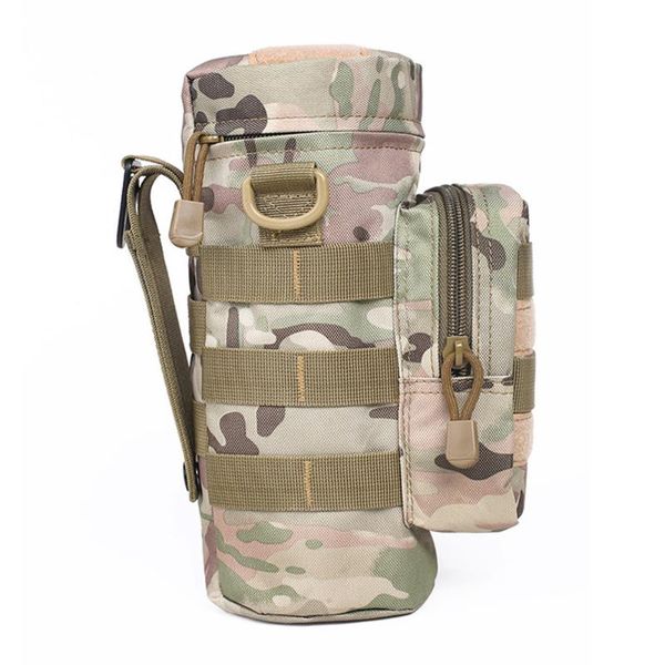 

камуфляж molle бутылка тактической путешествия воды заливы чайник несущего держатель пешего велосипед кемпинг мешок путешествие воды