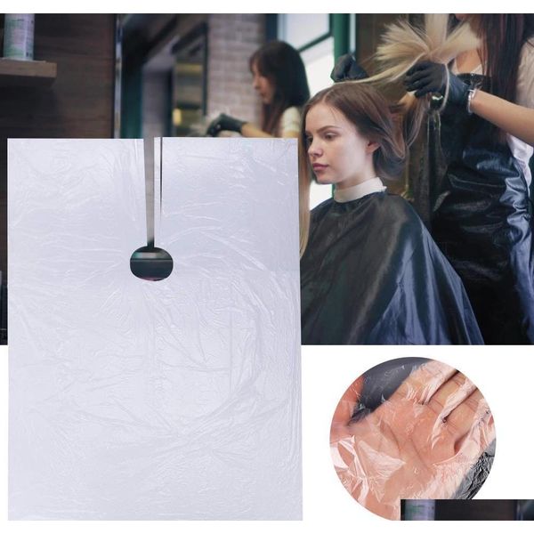 

disposable hairdressing cape shawl perm dyed hair cape gown hair salon capes transparent scarf waterproof membran qylgxw sweet07