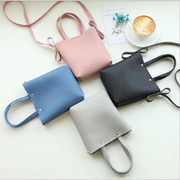 

2020 женская мода розовый мешок плеча твердая pu мини сумка