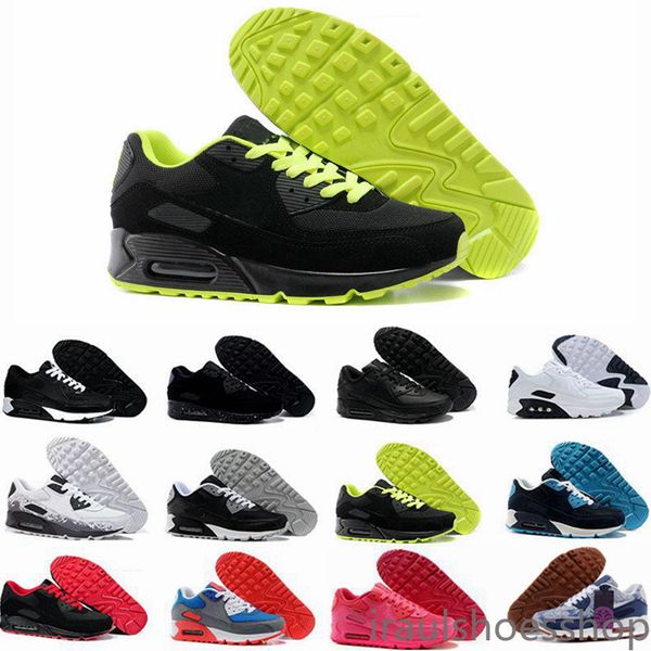 

90 new mens shoes women trainers usa green camo infrared unc lime laser blue rose supernova turquoise men outdoor sports sneakers ir, Black