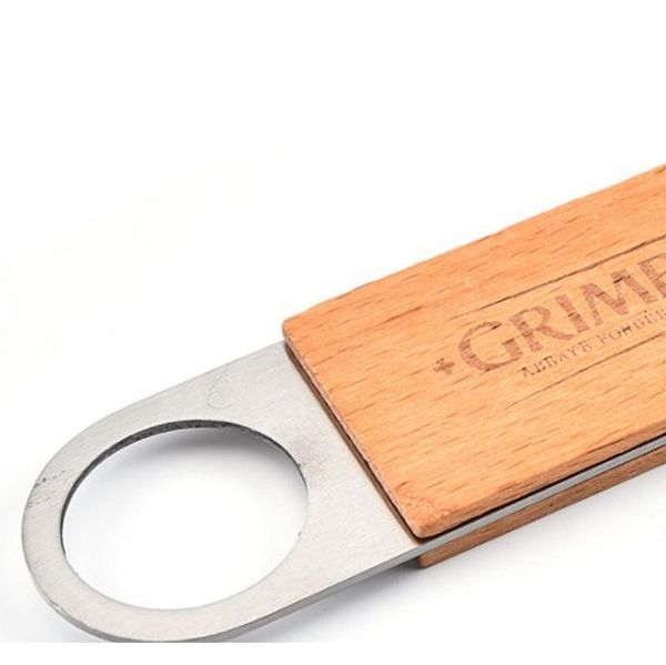 

stainless steel wooden handle opener hanging wine beer bottle openers durable beverage beer corkscrew bar kitchen wi wmtxrh pets2010