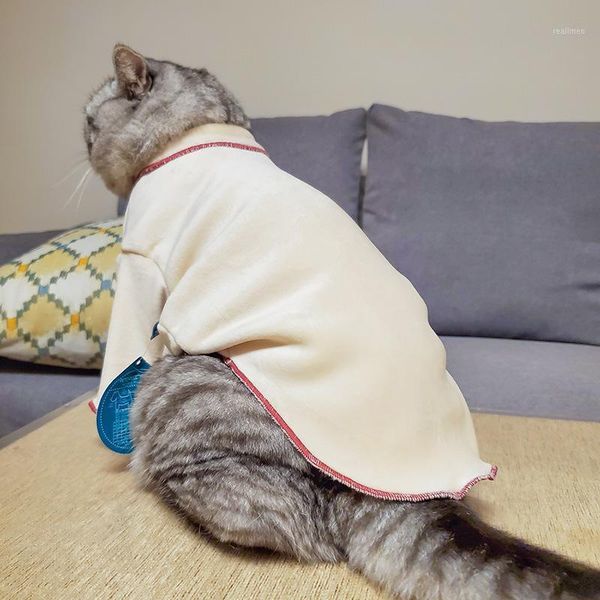 

2020 fashion style dog cat clothing for autumn and winter warm comfortable homewear velvet bottoming shirts for pet dog1