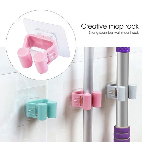 

urijk настенные швабра стойки крюк ванной швабра sticky вешалка клип mop полка holder главная кухня организатор хранение держатели стойки wm