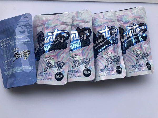 

runtz местная пакетоупаковочные сумки белая сумка 500мг пустой edibles gummies майларовый yxllb dayupshop