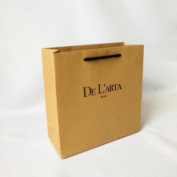 

gift wrap personalized box-bags eco euro shopper brown kraft paper packaging wedding party favor bridesmaid giveaways makeup wrapping1