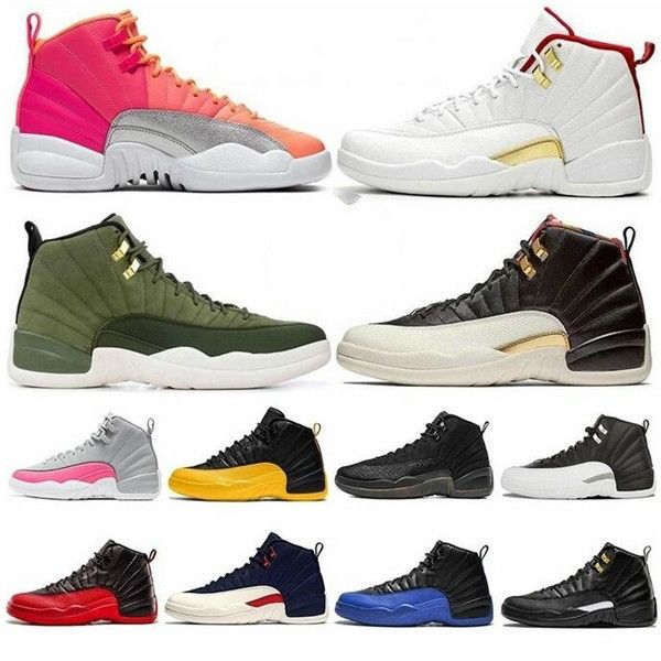 

ment 12 dark grey mens basketball shoes game royal fiba 12s international flight class of 2003 michigan outdoor sneakers