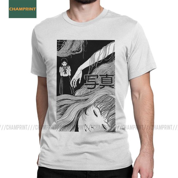 

мужчины t-shirt tomie манга junji ито забавный тройники с коротким рукавом японского аниме япония otaku horror футболки present спорт толсто