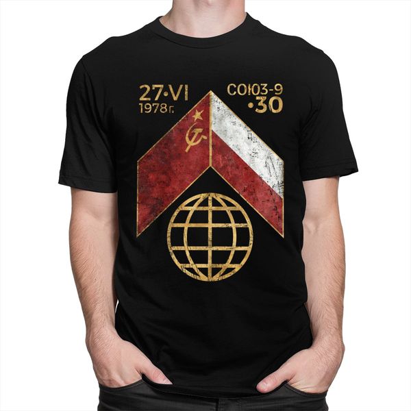 

retro cccp space com3 9 tshirt short sleeves urrs poland communism fashion soft tee clothing sport hooded sweatshirt hoodie men t shirt