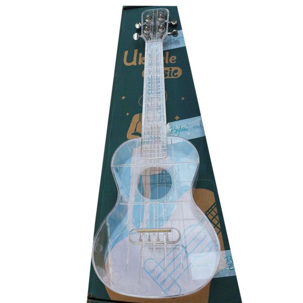 

смешно хорошее качество 23-дюймовый прозрачный укулеле бесплатная доставка