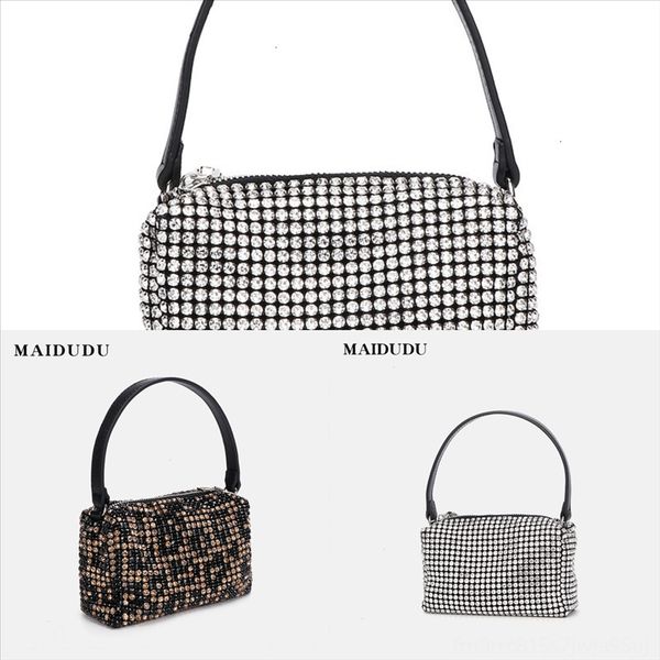 

moqeh womens fashion rivet dener handbag fashion style all-match new shell bag bag womens single-shoulder bag handbag stitching