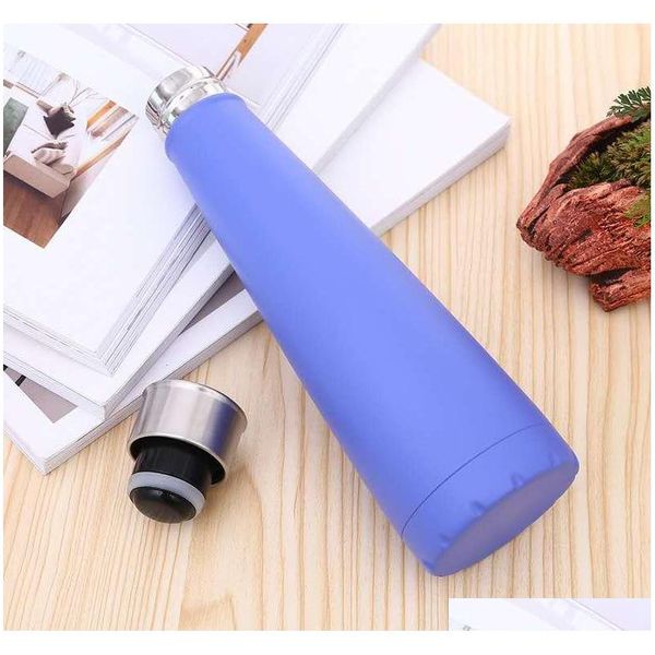 

500ml cola shaped bottle insulated double wall vacuum high-luminance water bottle outdoor sports bicycle trav qylmgz mj_bag