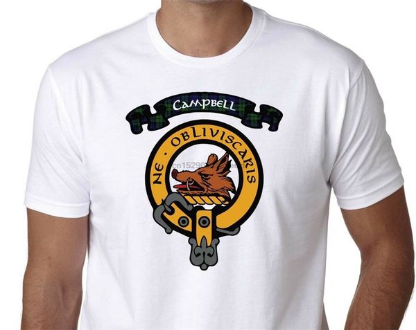 

campbell clan crest w tartan colors t-shirt scottish beautiful details casual tee shirt sport hooded sweatshirt hoodie