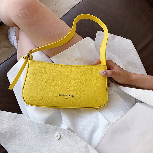 

hbp retro bags for women 2020 leather small shoulder bag lady summer candy color cross