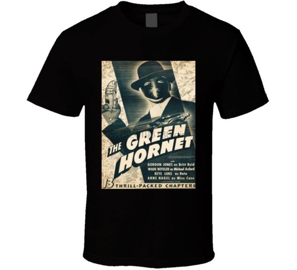 

the green hornet alstyle apparel men black t-shirt sport hooded sweatshirt hoodie