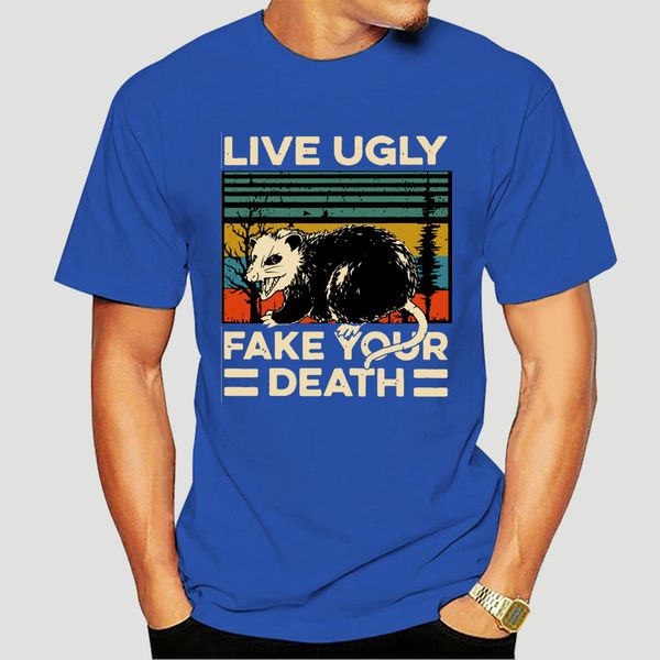 

live ugly fake your death custom printed just like a possum retro eu size breathable 3242d sport hooded sweatshirt hoodie t shirt