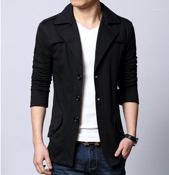 

2020 autumn trench coat men,men's skinny trench coat ,men's plus size 3xl ,4xl thin jacket1, Tan;black