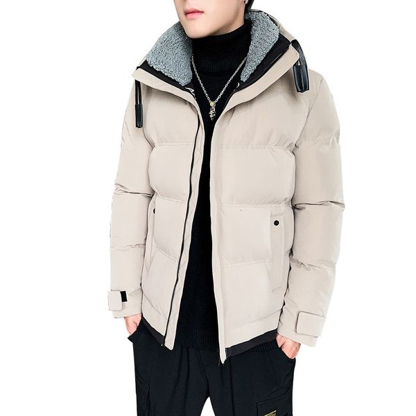 

coat winter men's 2020 new down cotton padded jaet, Black