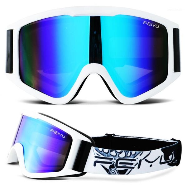 

ski goggles 2021 winter adults kids professional double lens uv400 anti-fog sun proof skiiing glasses snow eyewear gafas mens1