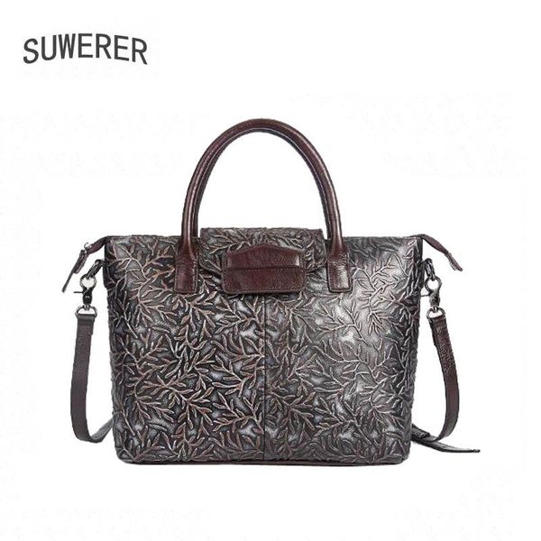

suwerer luxury handbags women bags designer bags women 2020 new genuine leather bag tote bag