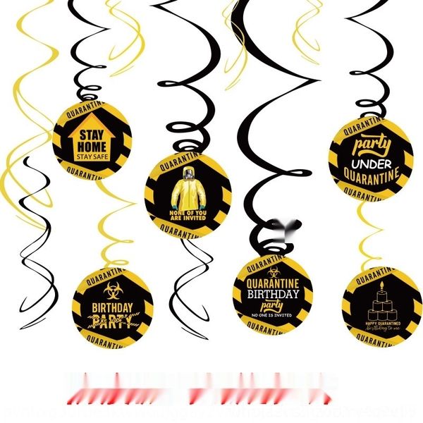 

yxuyu happy party happy ornaments-social distance ornaments epidemicparty accessories epidemic spiral ornaments-social distance accessories