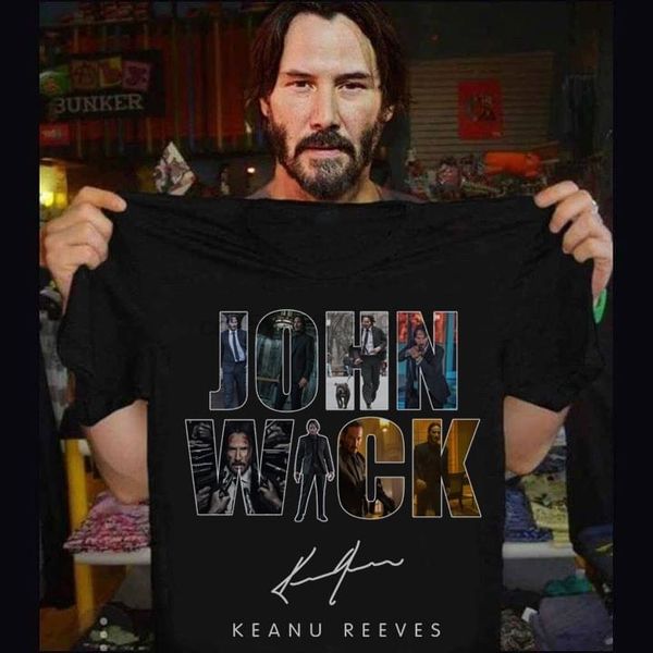 

jon wick киану ривз подпись футболка спортивная с капюшоном толстовка толстовка